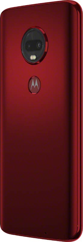 Das Motorola Moto G7 Plus in Viva Red.