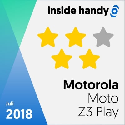 Motorola Moto Z3 Play im Test: 4 von 5 Sternen