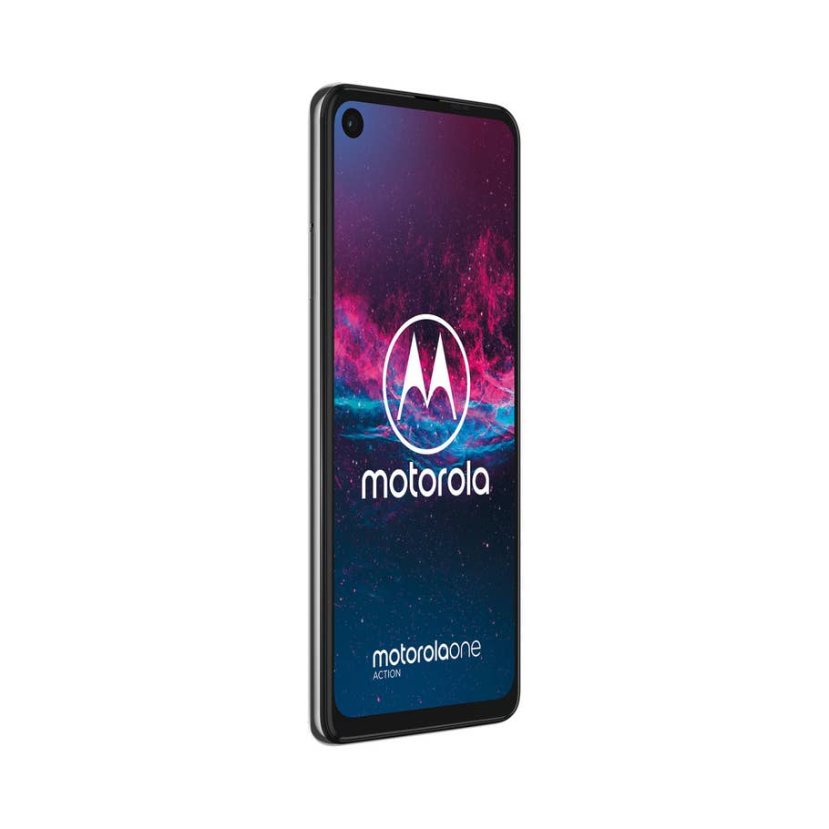 Seitenansicht des Motorola one action