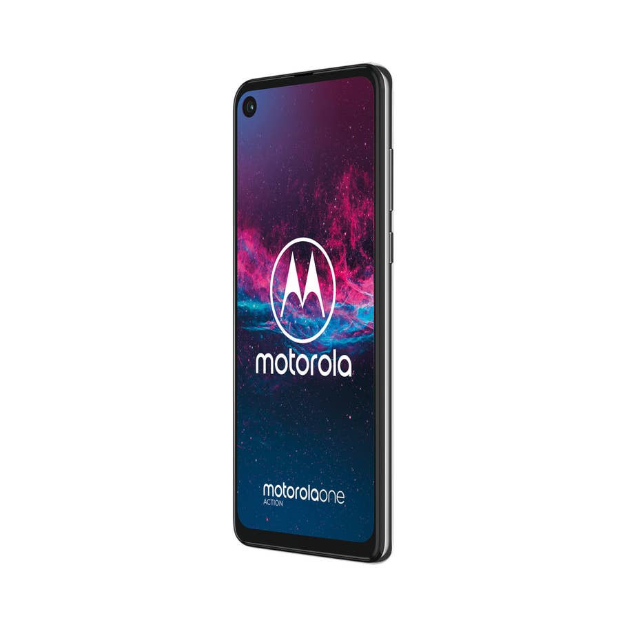 Seitenansicht des Motorola one action