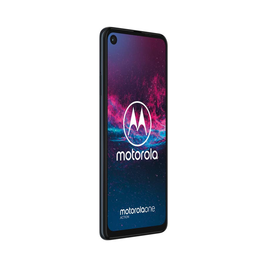 Seitenansicht des Motorola one action