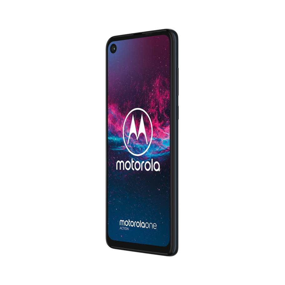 Seitenansicht des Motorola one action