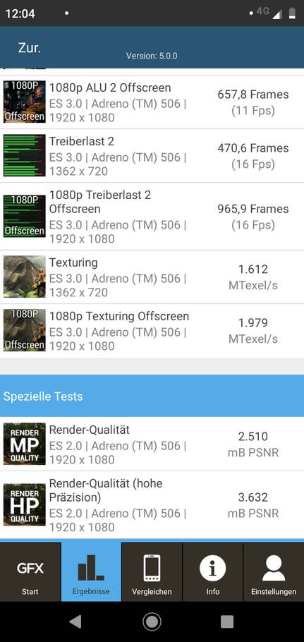 Benchmarkwerte Motorola One