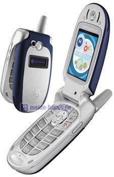 Motorola V555 Datenblatt - technische Daten des Motorola V555 Motorola V555 Datenblatt - Foto des Motorola V555