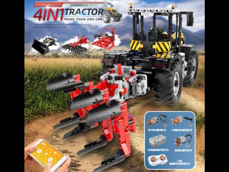 Foto: Klemmbaustein Mould King RC Tractor Fastrac 4000er Serie (17019)