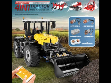 Foto: Klemmbaustein Mould King RC Tractor Fastrac 4000er Serie (17019)