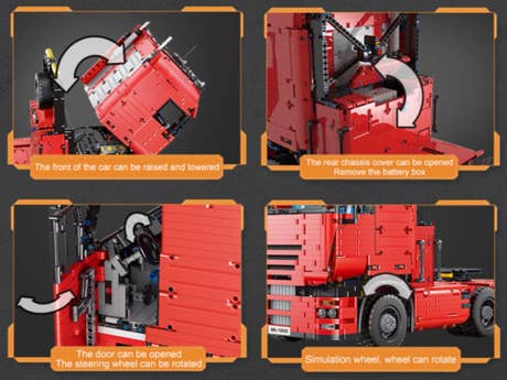 Klemmbaustein Mould King LKW-Traktor (19005) Foto: Klemmbaustein Mould King LKW-Traktor (19005)