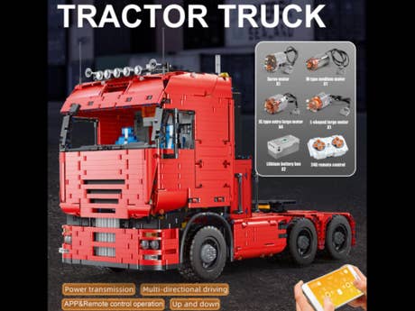 Klemmbaustein Mould King LKW-Traktor (19005) Foto: Klemmbaustein Mould King LKW-Traktor (19005)