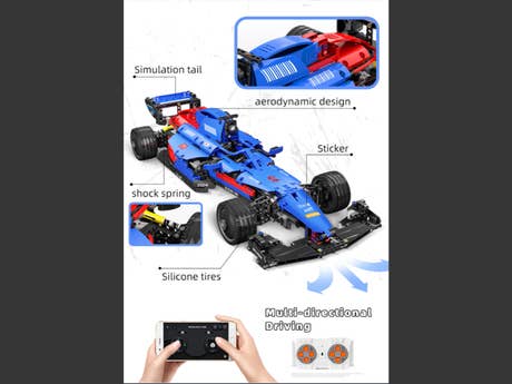 Foto: Klemmbaustein Mould King Formula 1 (18024B)
