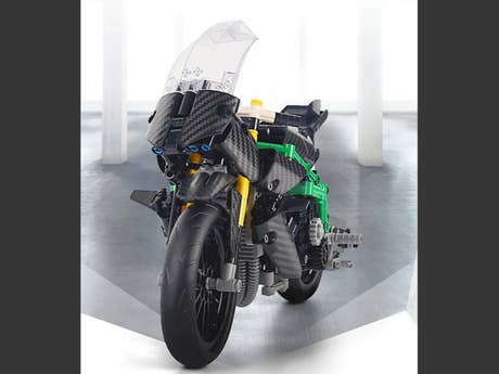 Foto: Klemmbaustein Mould King Kawasaki H2R (23002)