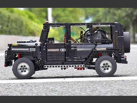 Foto: Klemmbaustein Mould King RC Benz G65 mit LED Lichtkits 1 zu 10 (13070)