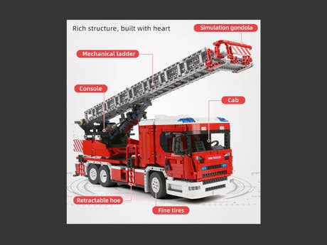 Foto: Klemmbaustein Mould King RC Fire Engine (17022)