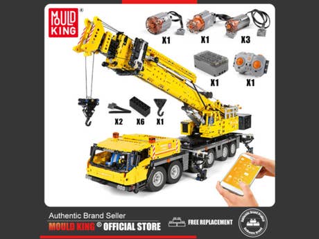 Foto: Klemmbaustein Mould King RC Grove GMK-Kran (17013H)