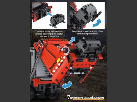 Foto: Klemmbaustein Mould King RC Müllwagen (15019)