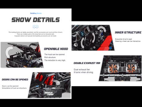 Foto: Klemmbaustein Mould King RC Offroad-Truck (13082)