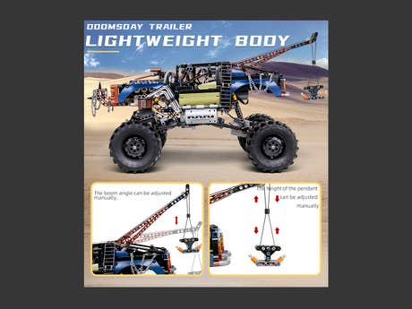 Foto: Klemmbaustein Mould King RC Rebel Abschleppwagen (18006)