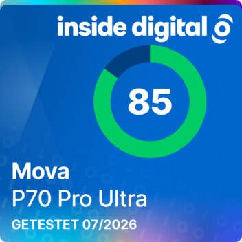 Testsiegel Mova P70 Pro Ultra