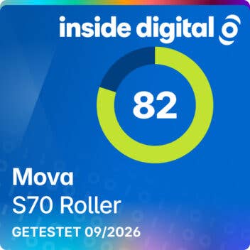 Testsiegel Mova S70 Roller