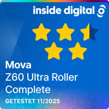 Testsiegel Mova Z60 Ultra Roller Complete