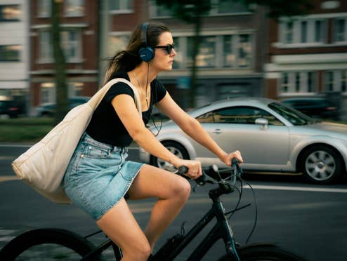 Musik hören auf dem Fahrrad: Verboten oder erlaubt?