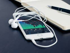 Musik-Streaming auf dem Smartphone.