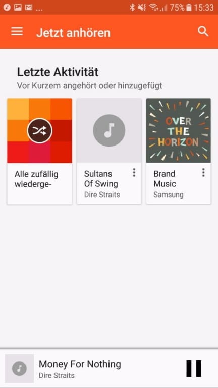 Musik-App des Samsung Galaxy J5 (2017) DUOS