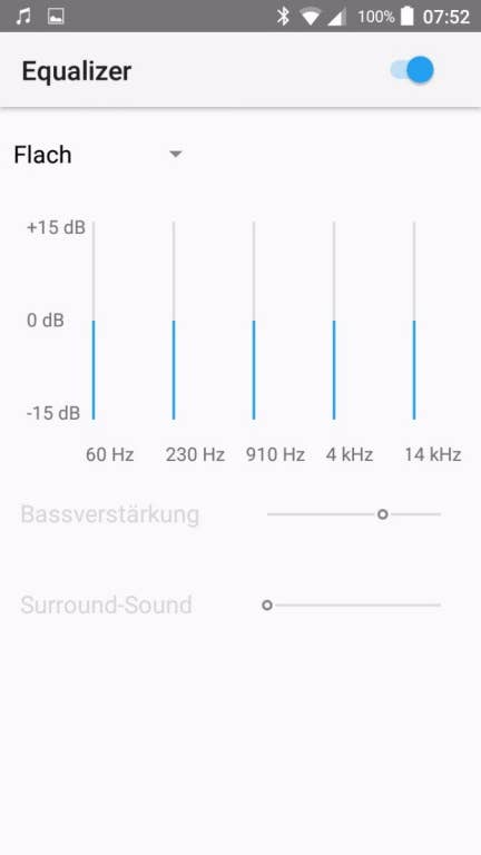 Musik-App des TP-Link Neffos X1