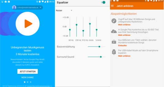 Musikplayer Nexus 5X Musikplayer Nexus 5X