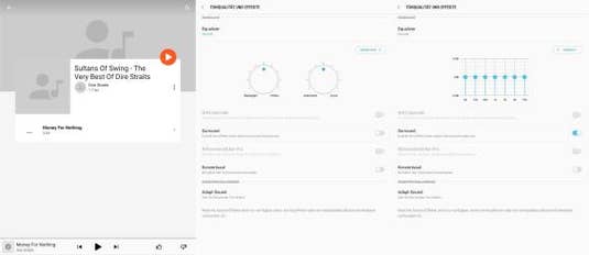 Musikplayer und Equalizer im Samsung Galaxy Tab S3