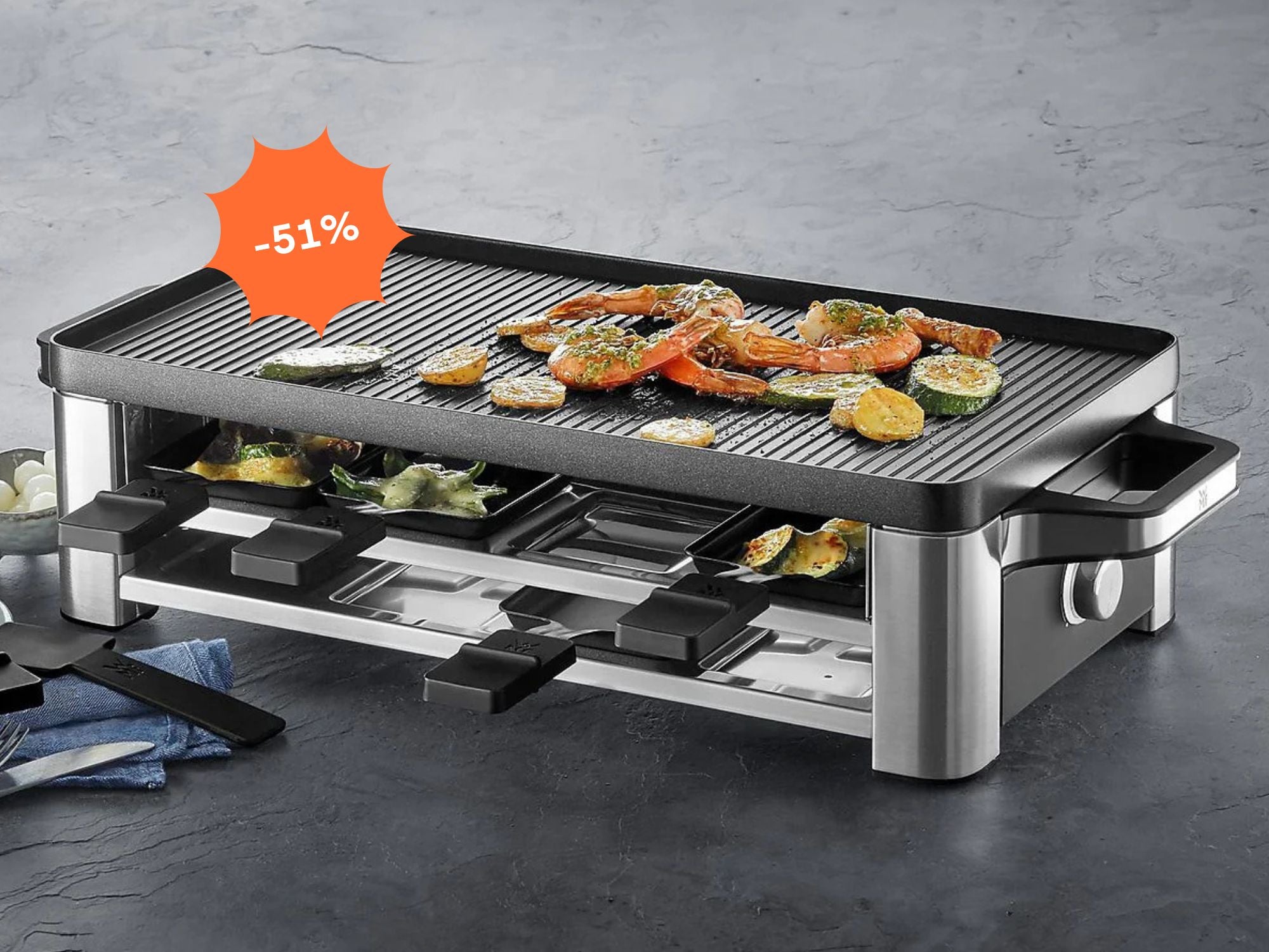 #Must-have für Silvester: WMF Raclette-Grill zum halben Preis!