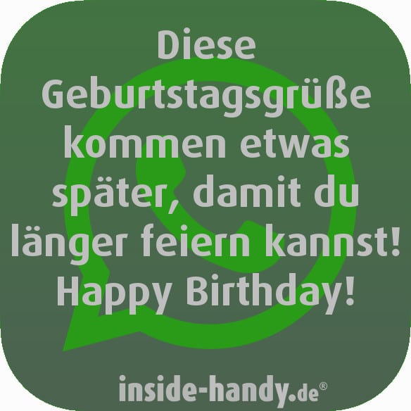 Die besten Geburtstagswünsche für WhatsApp