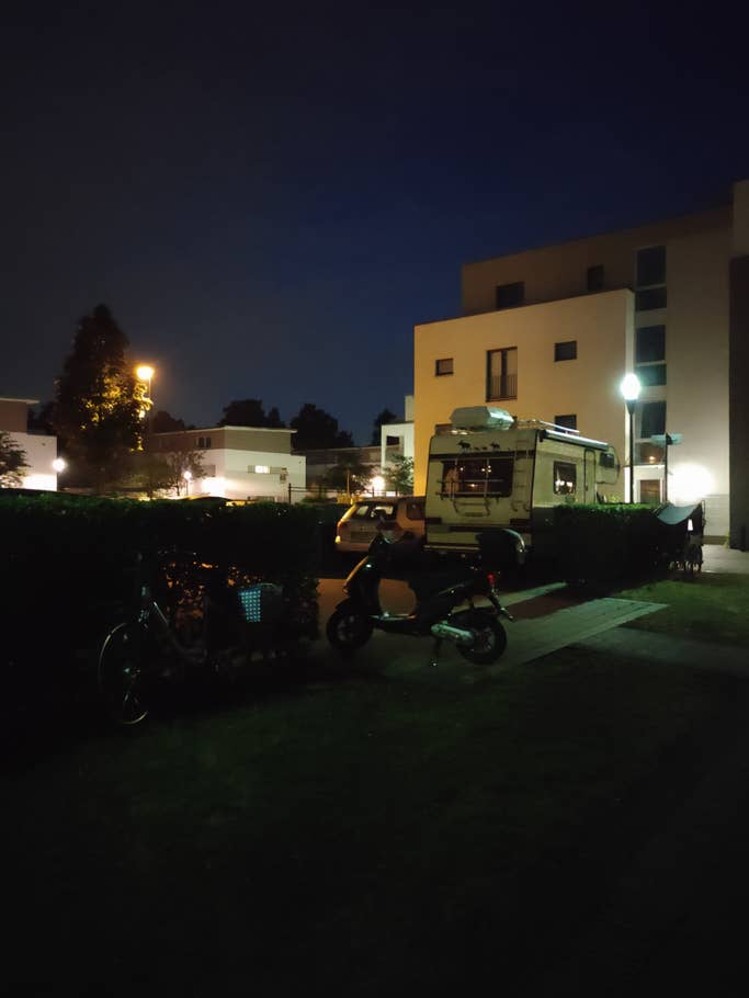 Fotografiert ohne Nachtmodus