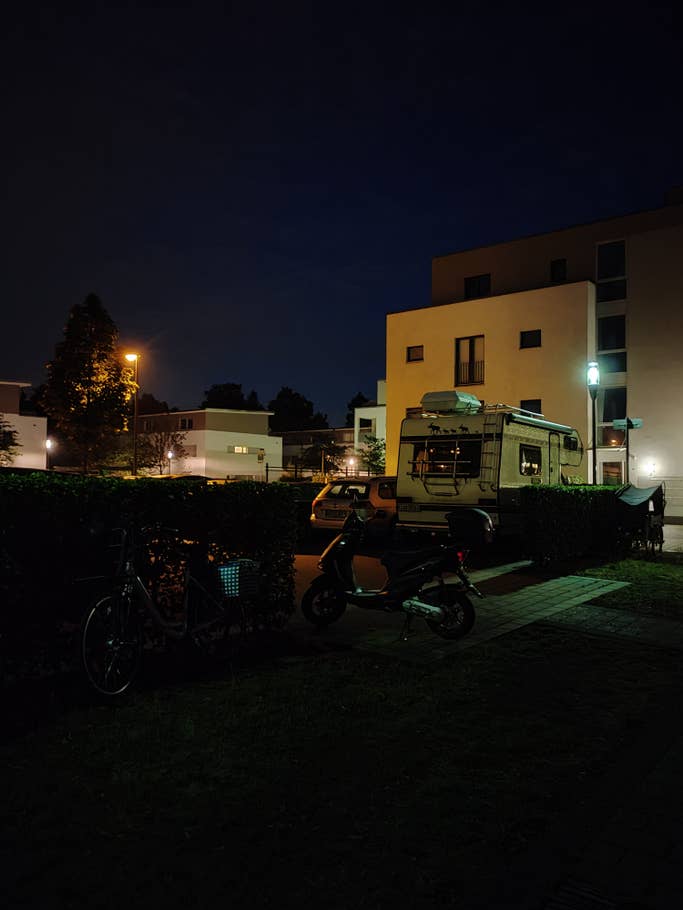 Fotografiert mit Nachtmodus