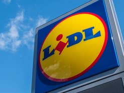Nahaufnahme des Lidl-Logos