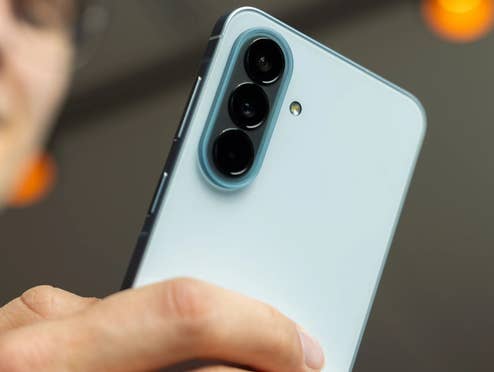 Nahaufnahme des Samsung Galaxy A57