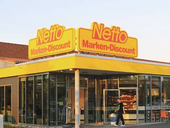 Nahaufnahme eines Netto-Geschäfts