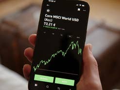 Trade Republic auf einem Smartphone.