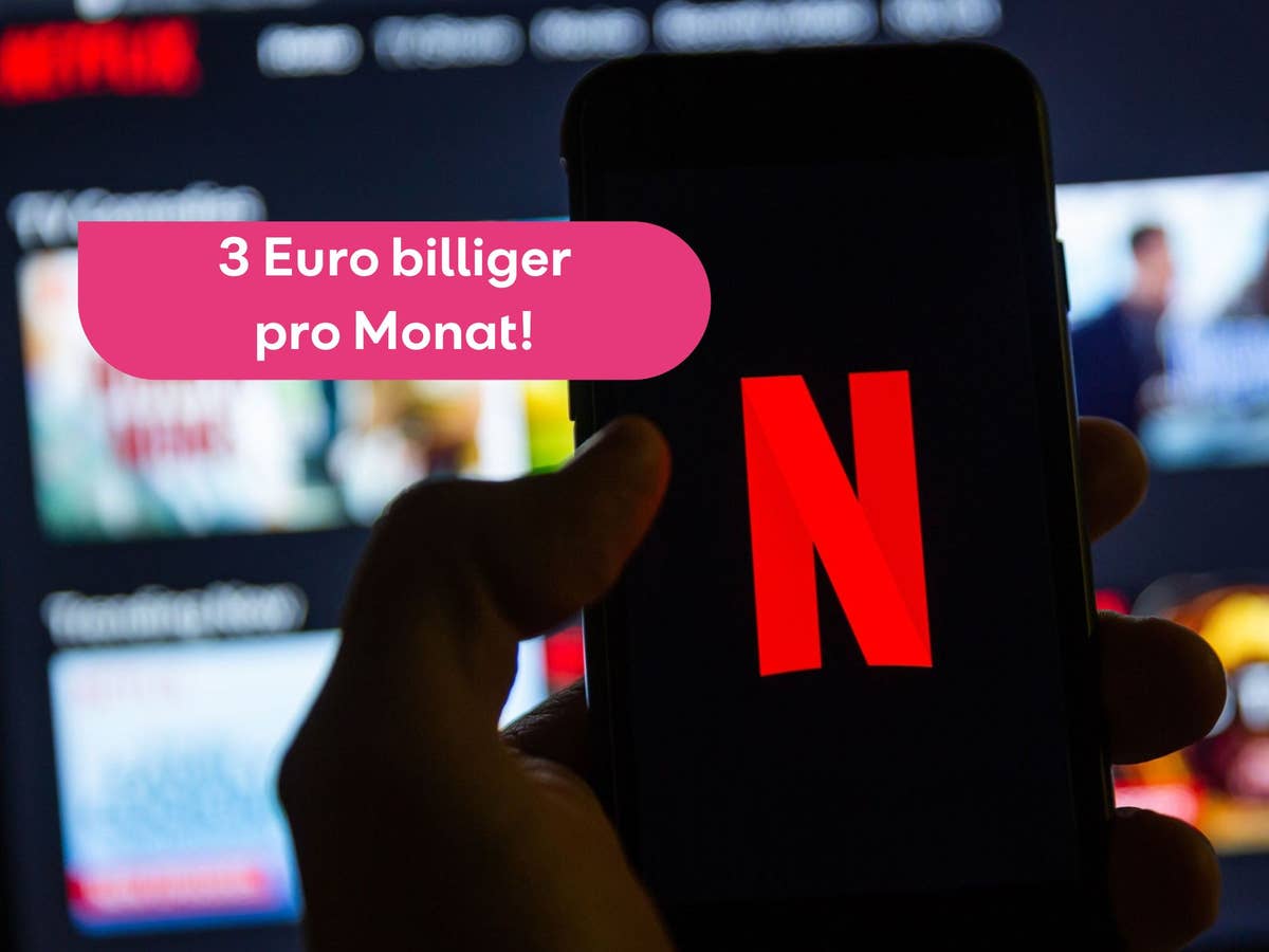 Netflix mit Rabatt: 3 Euro billiger