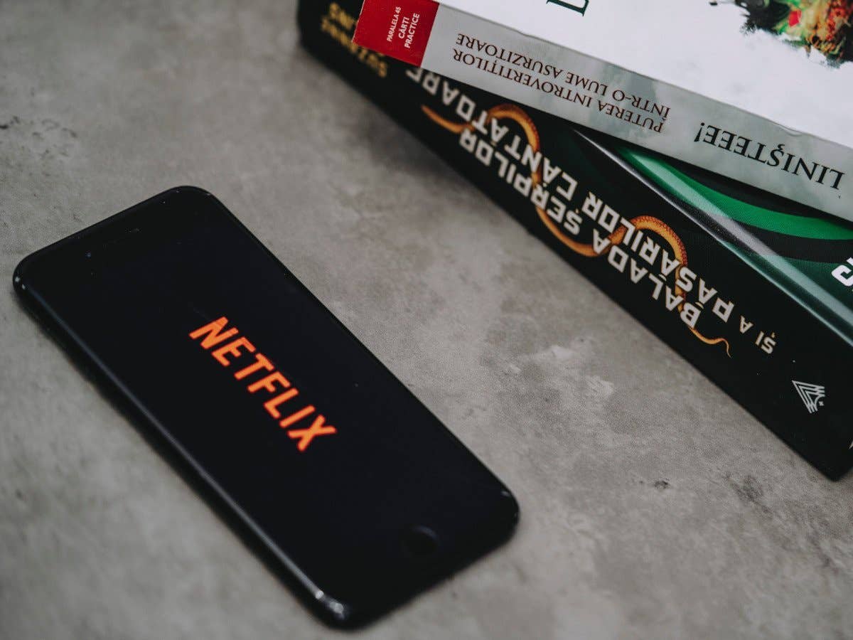 Netflix auf einem Handy