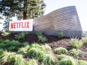 Das Netflix Logo in Los Gatos