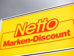Netto-Logo an einer Filiale.