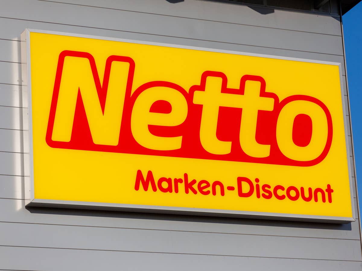 Netto-Logo an einer Filiale.