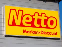Netto-Logo an einer Filiale.
