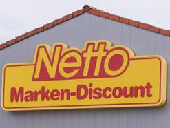 Netto Marken-Discount Logo an einer Filiale.