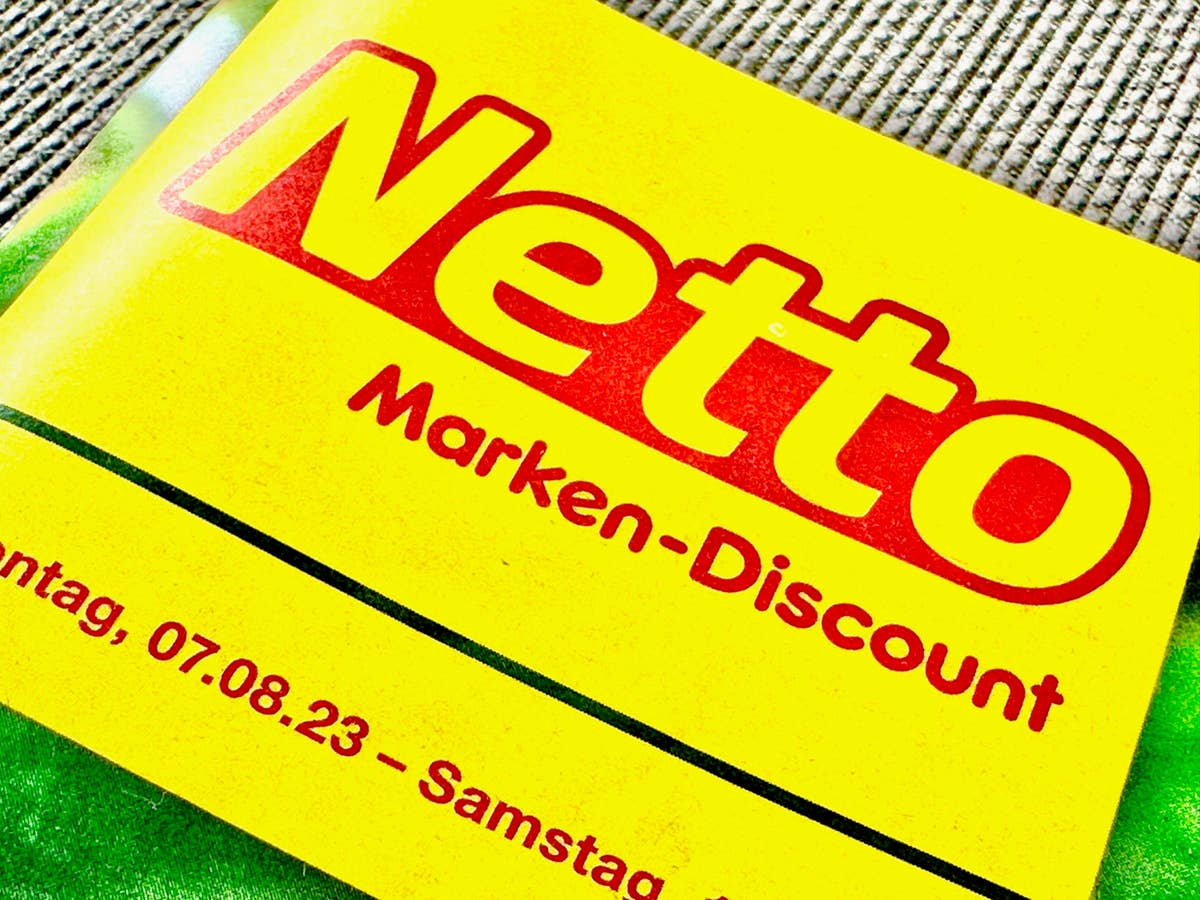 Netto-Logo auf einem Netto-Prospekt.