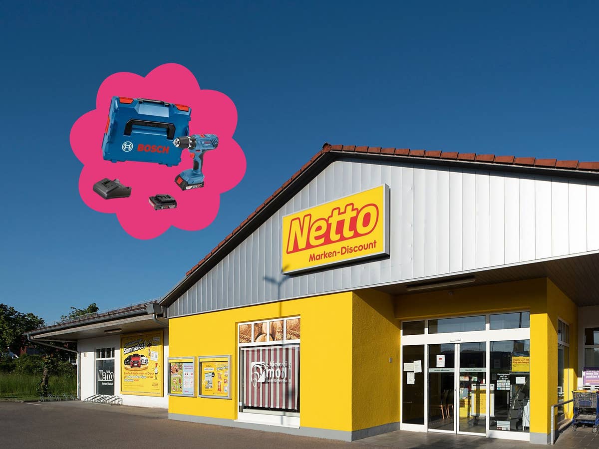 Netto verkauft Bosch-Akkuschrauber radikal günstig