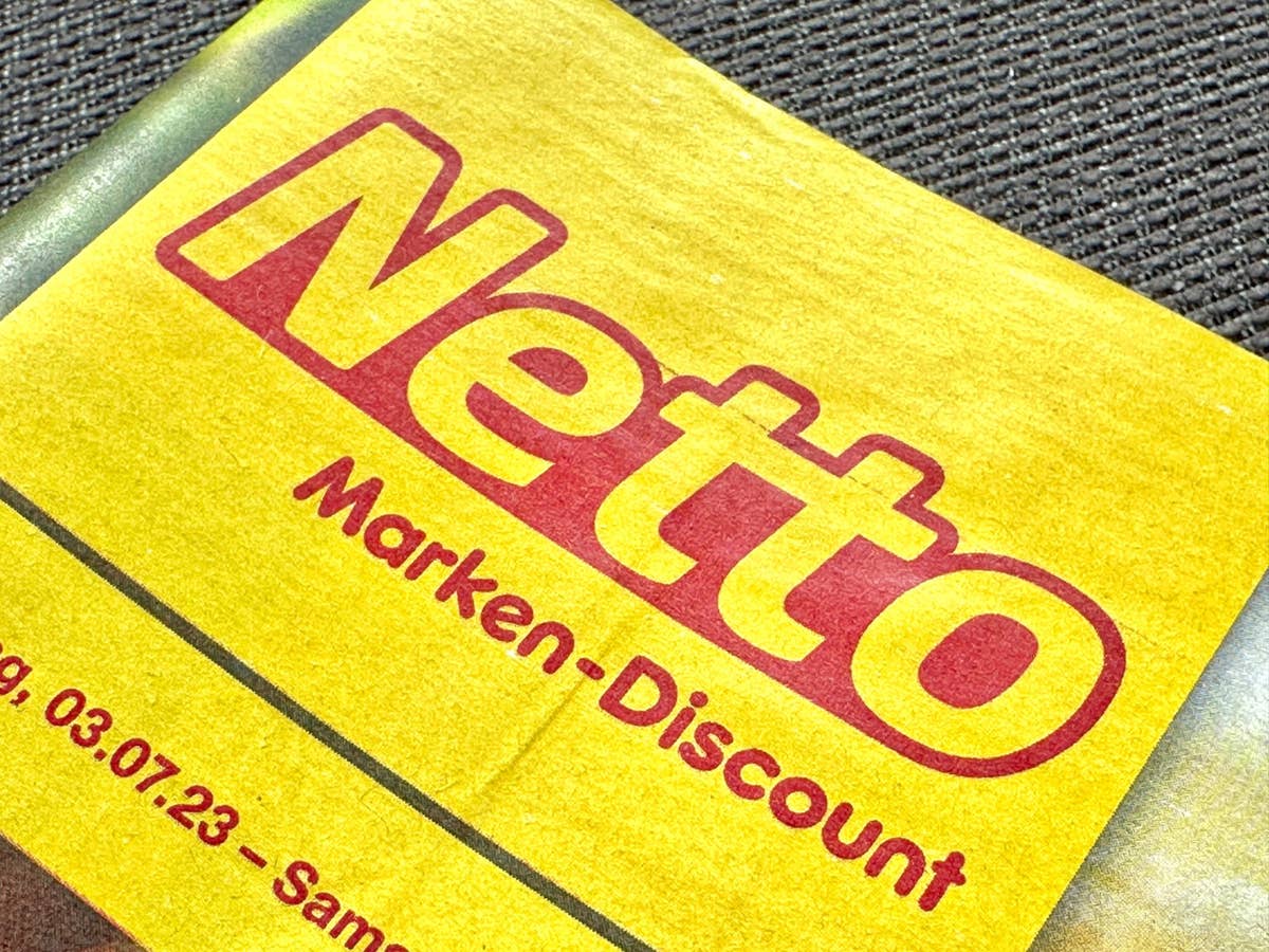 Netto-Logo auf einem Netto-Prospekt.