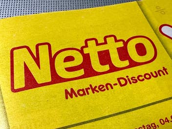 Logo von Netto auf einem aktuellen Wochenprospekt.