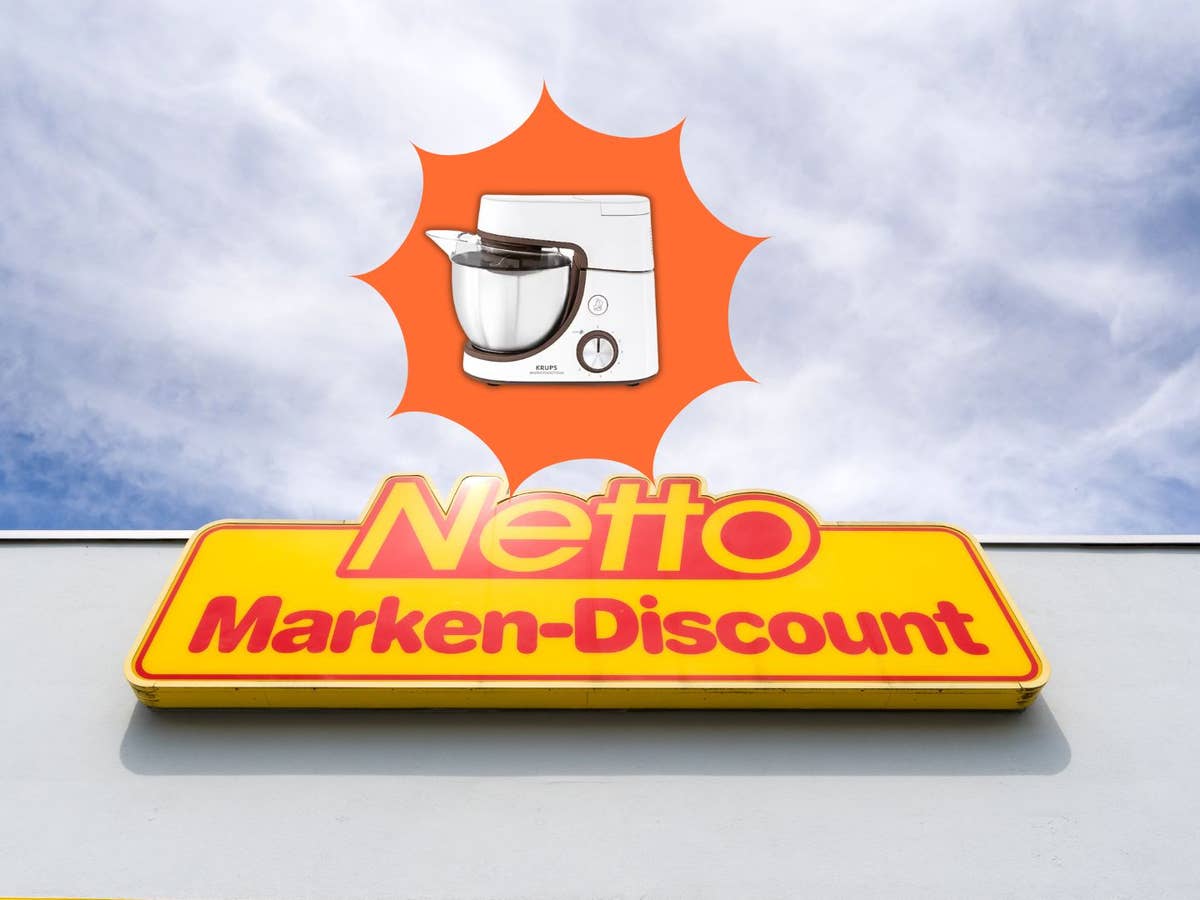 Bei Netto ist die Krups-Küchenmaschine jetzt deutlich reduziert. Eine Netto-Filliale
