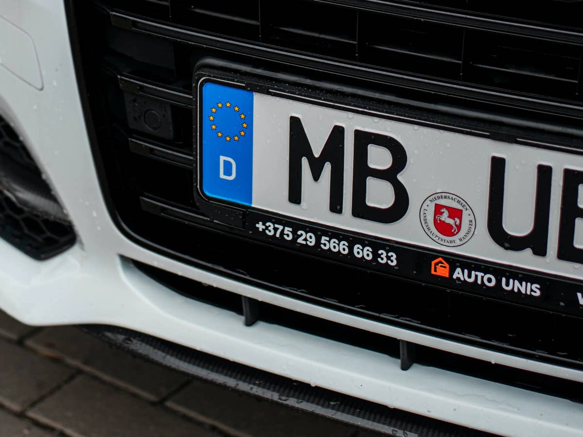 Auto, Kennzeichen, Fahrer